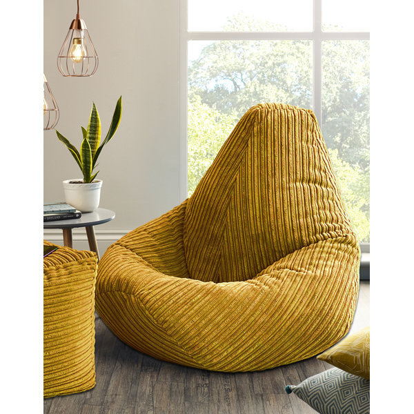 Mercury Row Highback Jumbo Cord Classic Bean Bag & Reviews Wayfair.co.uk